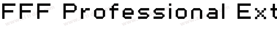 FFF Professional Extended字体转换